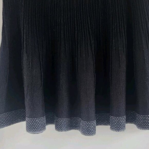 Islandic Designs Wool Blend Wool Pleated Dottie Skirt Women Size Small - Picture 3 of 7